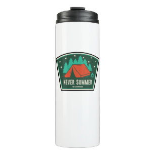 Never Summer Wilderness Colorado Camping Thermal Tumbler