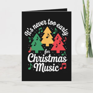 Never Too Early for Christmas Music Trees Notes