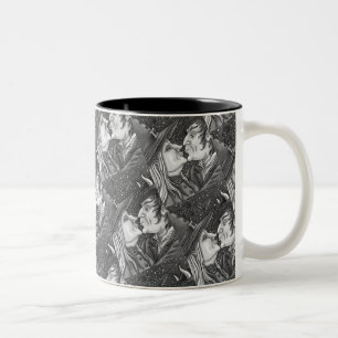 NEVER TOO OLD FOR ROMANCE, WITCH & WARLOCK IN LOVE Two-Tone COFFEE MUG