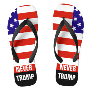 NEVER TRUMP For President 2016 Jandals