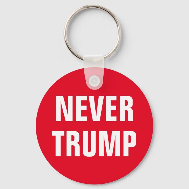 NEVER TRUMP KEY RING (Front)