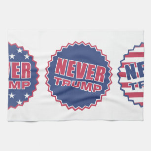 never trump tea towel
