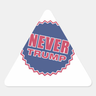 never trump triangle sticker
