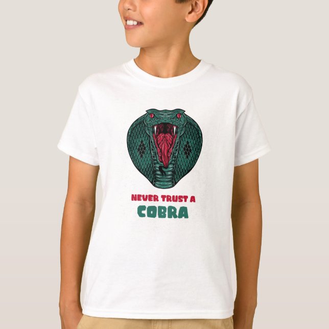 Never Trust a COBRA T-Shirt (Front)