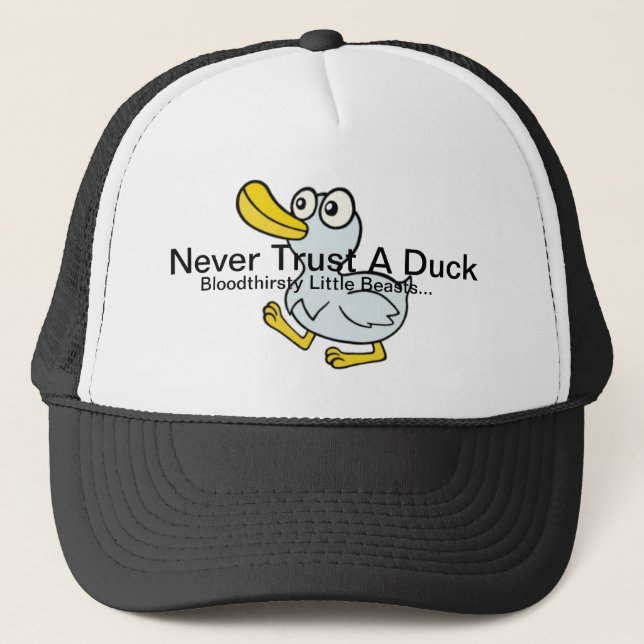 Never Trust A Duck - By Fans For Fans Trucker Hat (Front)