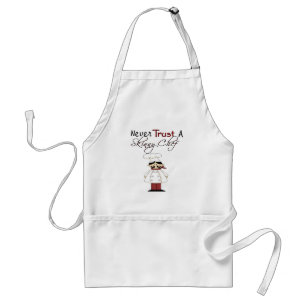 Never Trust a Skinny Chef Standard Apron