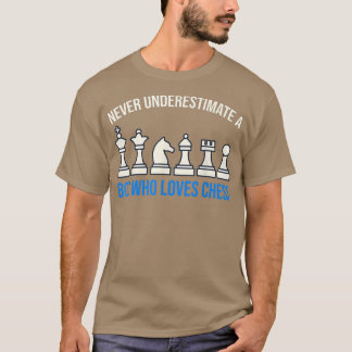 Never Underestimate A Boy Who Loves Chess  T-Shirt