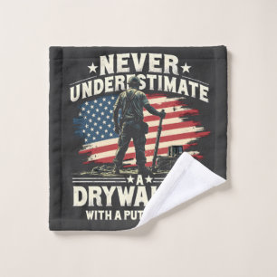 Never Underestimate A Drywaller With a Putty Knife Wash Cloth