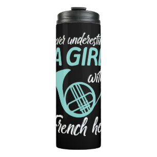 Never Underestimate A Girl With A Guitar Guitarist Thermal Tumbler