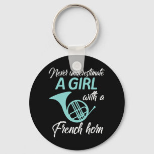 Never Underestimate A Girl With A Guitar If you ha Key Ring