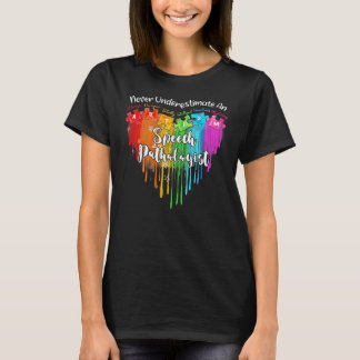 Never Underestimate a Speech Language Pathologist T-Shirt