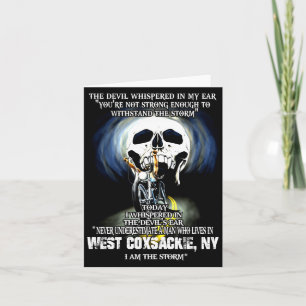 Never Underestimate A West Coxsackie Ny Man  Card