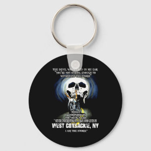 Never Underestimate A West Coxsackie Ny Man  Key Ring