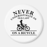 Never underestimate an old lady on a bicycle