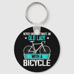 Never Underestimate An Old Lady With A Bicycle But Key Ring