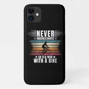 Never Underestimate An Old Man On A Bike Case-Mate iPhone Case