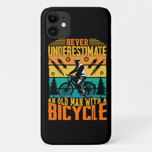 Never Underestimate An Old Man On A Bike Case-Mate iPhone Case