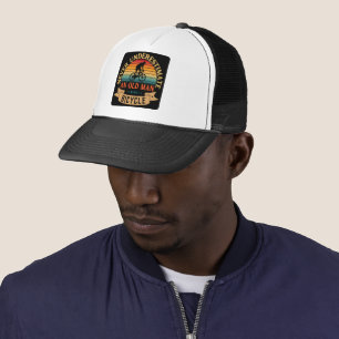 Never underestimate an old man with a bicycle trucker hat
