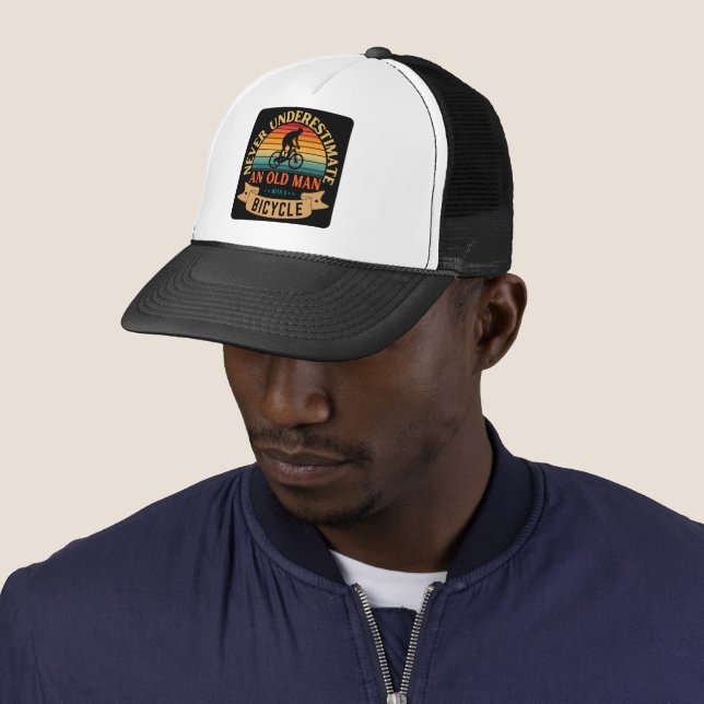 Never underestimate an old man with a bicycle trucker hat (In Situ)
