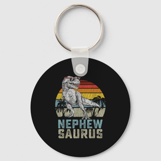 Never Underestimate An Old Man With A Cigar Humoro Key Ring (Front)