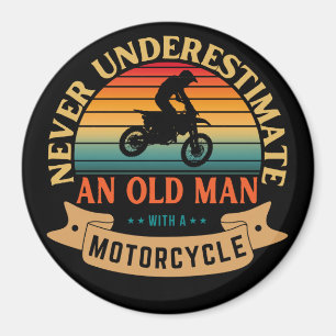 Never underestimate an old man with a motorcycle magnet