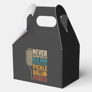 Never Underestimate an Old Man with A Pickleball Favour Box