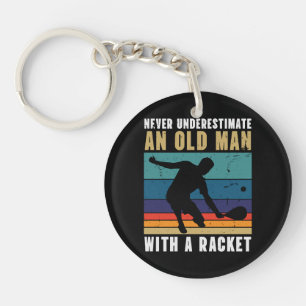 Never underestimate an old man with a pickleball key ring