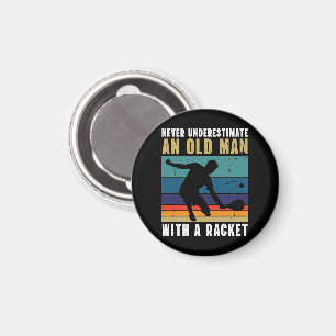 Never underestimate an old man with a pickleball magnet