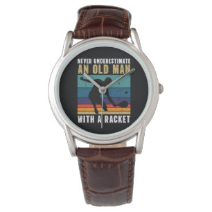 Never underestimate an old man with a pickleball watch