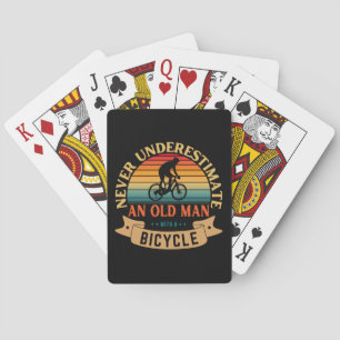 Never underestimate an old man with a playing cards