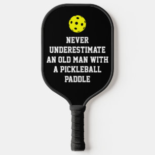 NEVER UNDERESTIMATE Custom Photo Pickleball Paddle