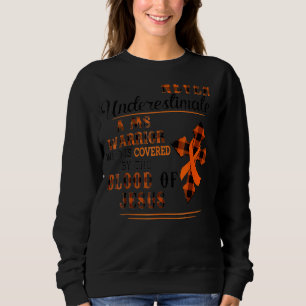 Never Underestimate Ms Warrior Multiple Sclerosis Sweatshirt