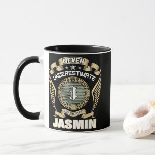 NEVER_UNDERESTIMATE_POWER_OF_A_JASMIN MUG