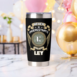 NEVER_UNDERESTIMATE_POWER_OF_A_LEY INSULATED TUMBLER