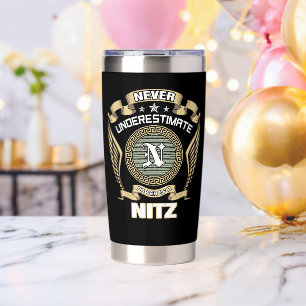 NEVER_UNDERESTIMATE_POWER_OF_A_NURSE INSULATED TUMBLER