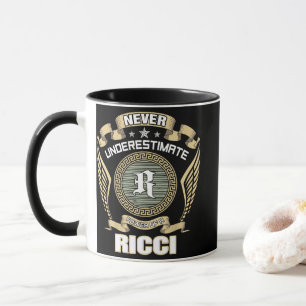 NEVER_UNDERESTIMATE_POWER_OF_A_RICCI MUG