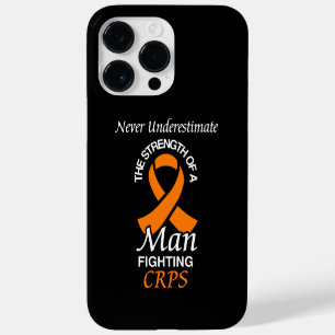 Never Underestimate/Ribbon/Man...CRPS Case-Mate iPhone 14 Pro Max Case