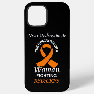 Never Underestimate/Ribbon/Woman...RSD/CRPS iPhone 12 Pro Max Case