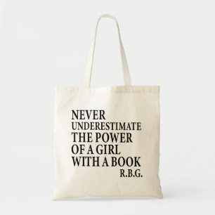 Never Underestimate The Power of a Girl Tote Bag