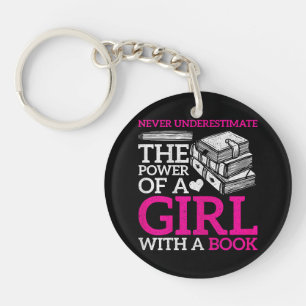 Never Underestimate The Power Of A Girl With A Boo Key Ring