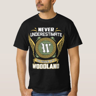 Never Underestimate The Power Of A Woodland T-Shirt
