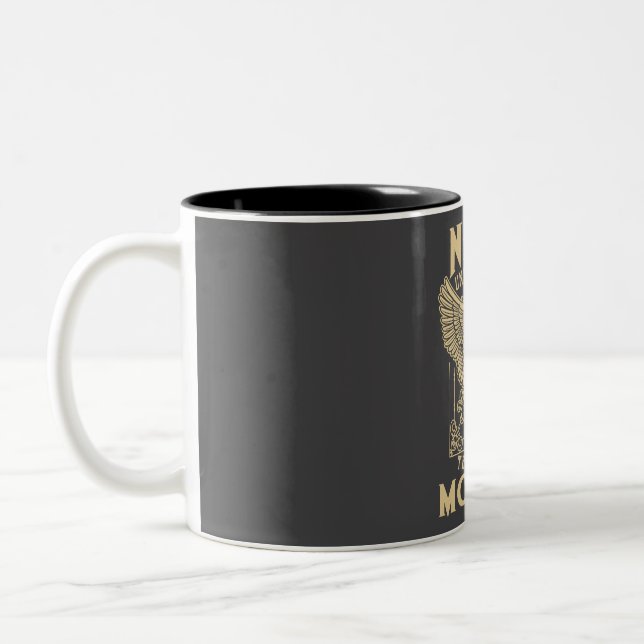 Never Underestimate The Power Of Morgan Two-Tone Coffee Mug (Left)
