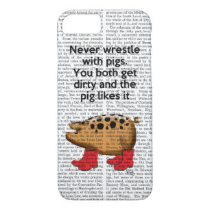 Never Wrestle with Pigs Case-Mate iPhone Case
