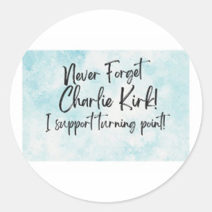 Neverforget! Classic Round Sticker
