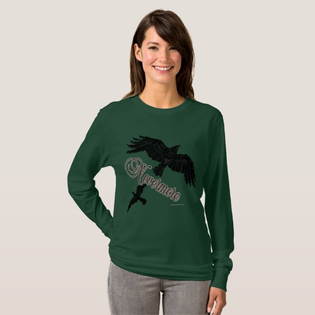 Nevermore 18 Ladies Long Sleeve Shirt (Front Full)