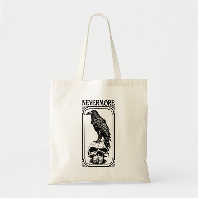 Nevermore | Edgar Allan Poe - The Raven Tote Bag (Front)
