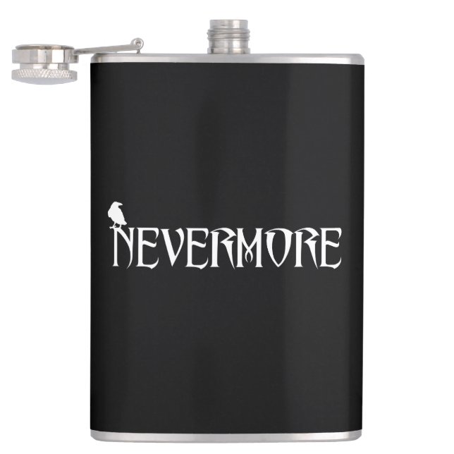 Nevermore Hip Flask (Opened)