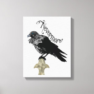 Nevermore Raven Canvas Print
