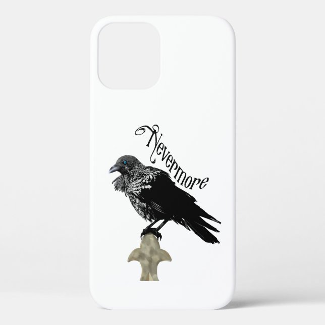Nevermore Raven Case-Mate iPhone Case (Back)