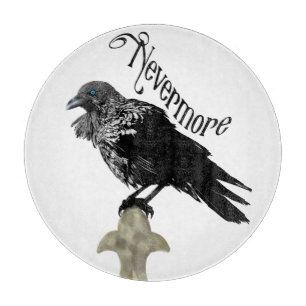 Nevermore Raven Cutting Board